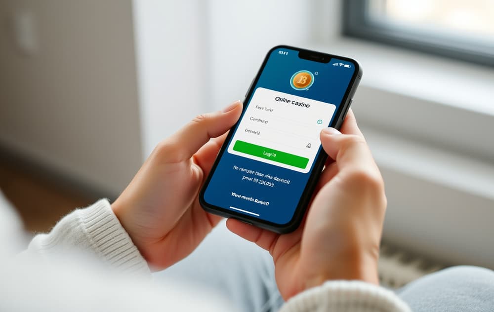Norsk spiller som setter inn penger på nettcasino via Pay n Play med mobil og BankID.