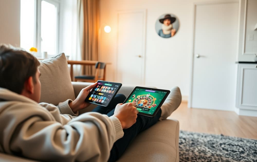Ice Casino med isbjørn og snø