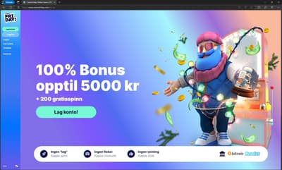 CasinoFriday logo – casino bonus uten innskudd