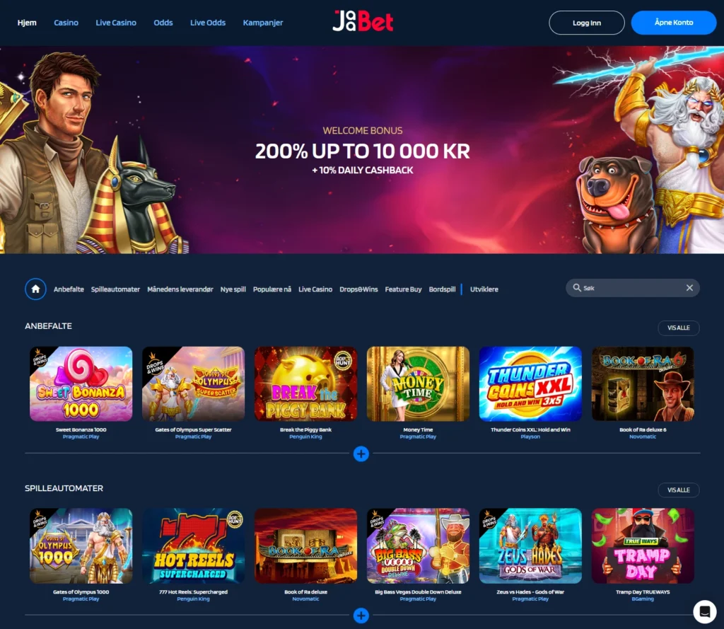 Jaabet casino nye nettcasino