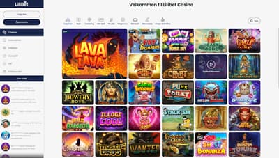 LiliBet cashback-bonus og vilkårsside